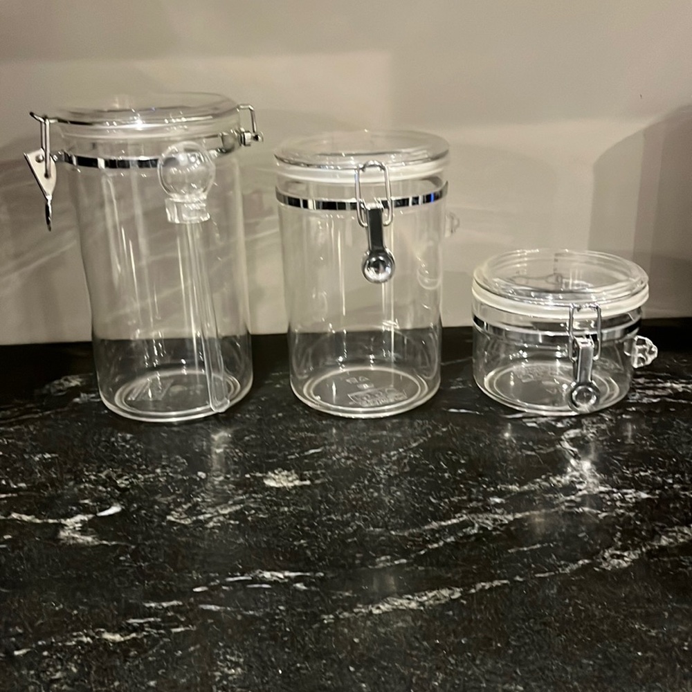3 piece kitchen canister set